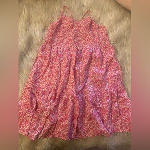 Like new pink and white Gap summer sundress